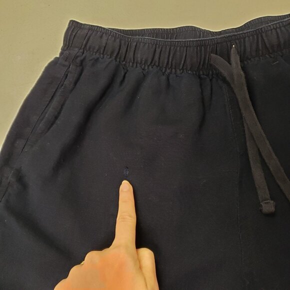 Quasi Skateboards Mens Rematch Linen Shorts Size M Blue Skater Punk Lightweight - Picture 3 of 12